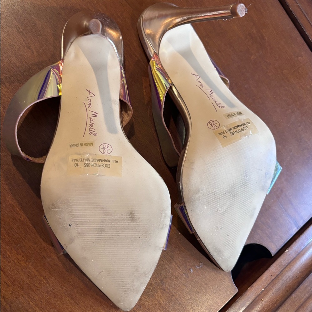 Anne Michelle Multicolor Heel - Picture 5 of 5